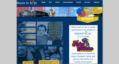 Desktop Screenshot of havenforhope.org